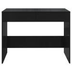 vidaXL Birou, negru, 101x50x76,5 cm, PAL
