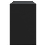 vidaXL Birou, negru, 101x50x76,5 cm, PAL