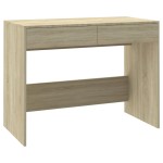 vidaXL Birou, stejar Sonoma, 101 x 50 x 76,5 cm, PAL