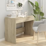 vidaXL Birou, stejar Sonoma, 101 x 50 x 76,5 cm, PAL