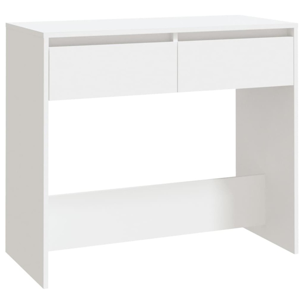 vidaXL Masă consolă, alb, 89x41x76,5 cm, lemn prelucrat