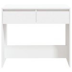 vidaXL Masă consolă, alb, 89x41x76,5 cm, lemn prelucrat vidaXL Masă consolă, alb, 89x41x76,5 cm, lemn prelucrat
