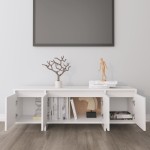 vidaXL Comodă TV, alb, 120x30x40,5 cm, lemn prelucrat