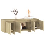 vidaXL Comodă TV, stejar sonoma, 120x30x40,5 cm, PAL vidaXL Comodă TV, stejar sonoma, 120x30x40,5 cm, PAL