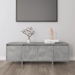 vidaXL Comodă TV, gri beton, 120x30x40,5 cm, PAL vidaXL Comodă TV, gri beton, 120x30x40,5 cm, PAL