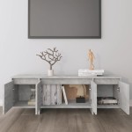 vidaXL Comodă TV, gri beton, 120x30x40,5 cm, PAL vidaXL Comodă TV, gri beton, 120x30x40,5 cm, PAL