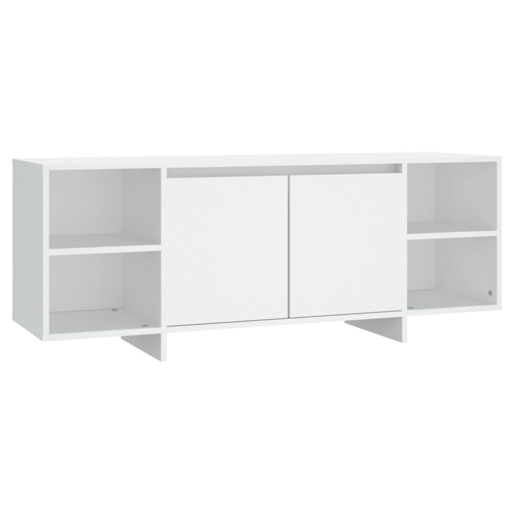 vidaXL Comodă TV, alb, 130x35x50 cm, PAL