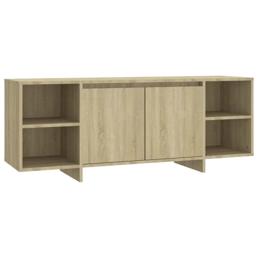 vidaXL Comodă TV, stejar sonoma, 130x35x50 cm, PAL