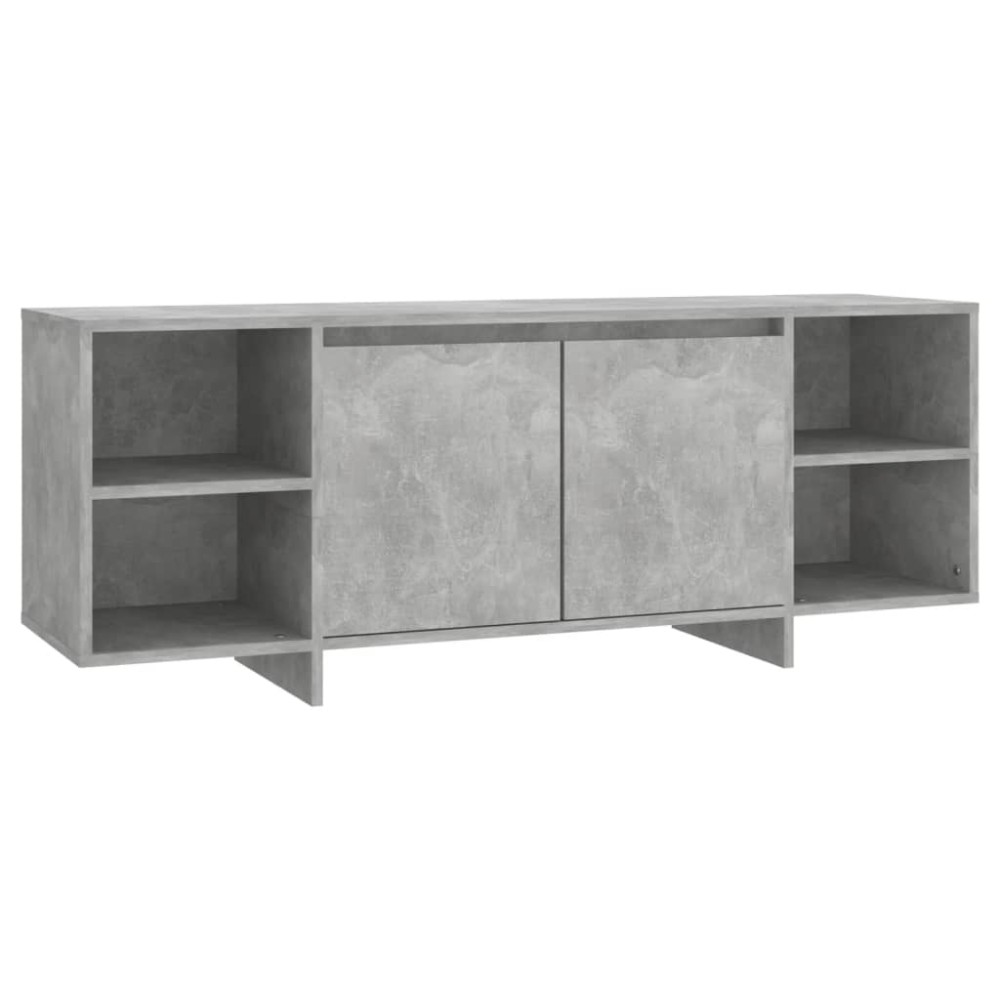 vidaXL Comodă TV, gri beton, 130x35x50 cm, PAL