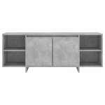 vidaXL Comodă TV, gri beton, 130x35x50 cm, PAL vidaXL Comodă TV, gri beton, 130x35x50 cm, PAL