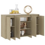 vidaXL Servantă, stejar sonoma, 120x41x75 cm, PAL vidaXL Servantă, stejar sonoma, 120x41x75 cm, PAL