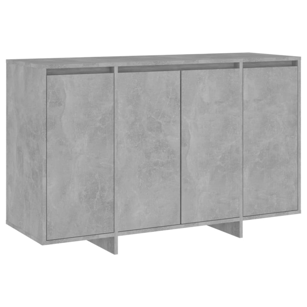vidaXL Servantă, gri beton, 120x41x75 cm, PAL