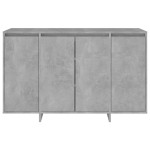 vidaXL Servantă, gri beton, 120x41x75 cm, PAL
