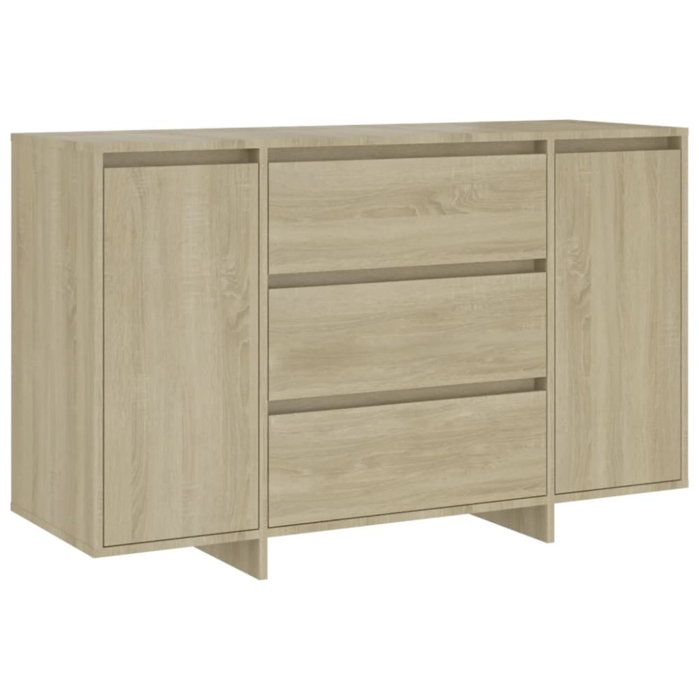 vidaXL Servantă cu 3 sertare, stejar Sonoma, 120x41x75 cm, PAL