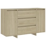 vidaXL Servantă cu 3 sertare, stejar Sonoma, 120x41x75 cm, PAL vidaXL Servantă cu 3 sertare, stejar Sonoma, 120x41x75 cm, PAL