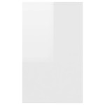 vidaXL Servantă cu 3 sertare, alb extralucios, 120x41x75 cm, PAL
