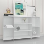 vidaXL Servantă, alb, 120x30x75 cm, PAL