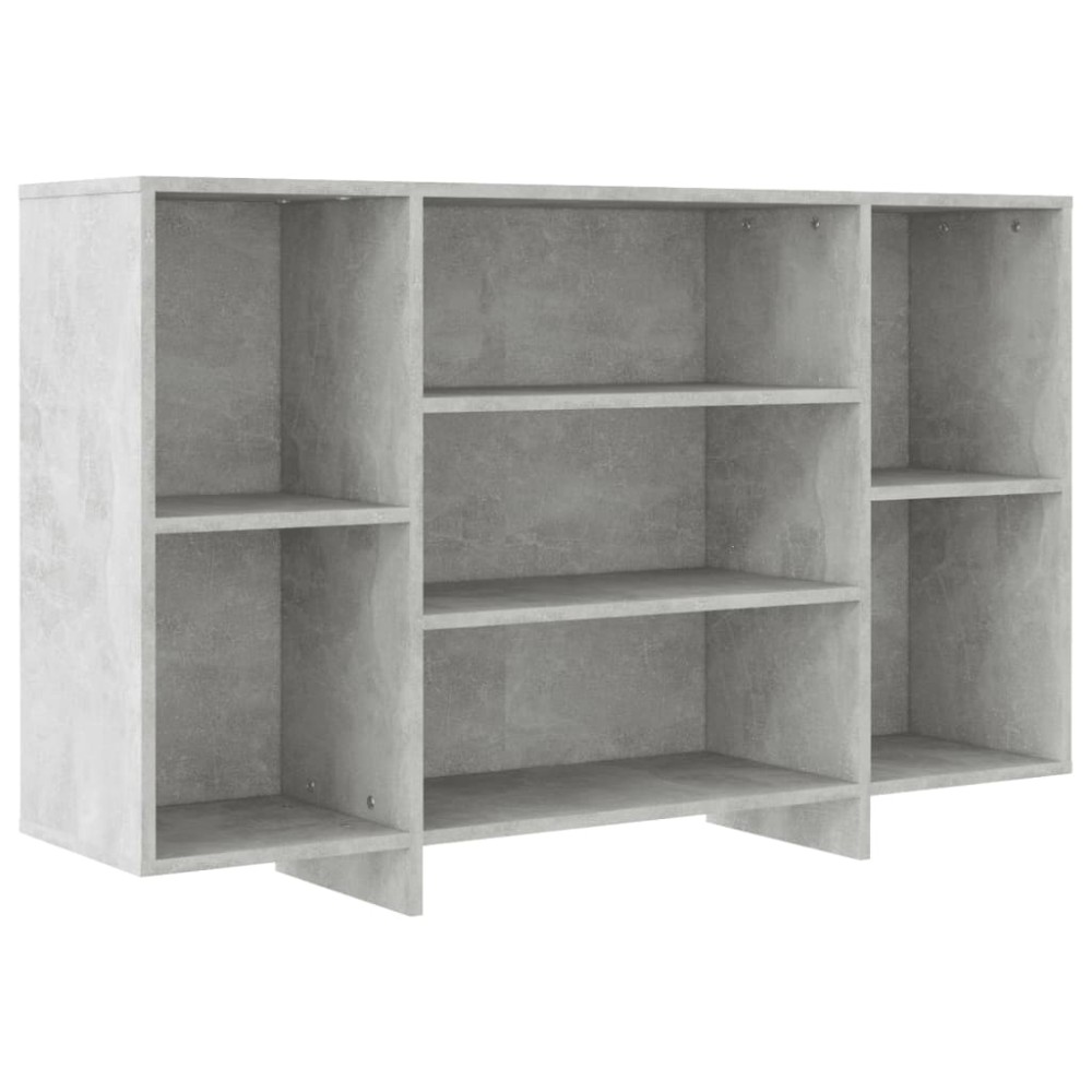 vidaXL Servantă, gri beton, 120x30x75 cm, PAL