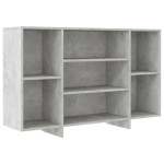 vidaXL Servantă, gri beton, 120x30x75 cm, PAL