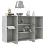 vidaXL Servantă, gri beton, 120x30x75 cm, PAL