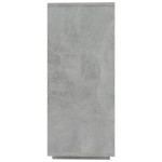 vidaXL Servantă, gri beton, 120x30x75 cm, PAL