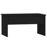vidaXL Măsuță de cafea, negru, 80x50,5x41,5 cm, lemn prelucrat vidaXL Măsuță de cafea, negru, 80x50,5x41,5 cm, lemn prelucrat