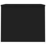 vidaXL Măsuță de cafea, negru, 80x50,5x41,5 cm, lemn prelucrat vidaXL Măsuță de cafea, negru, 80x50,5x41,5 cm, lemn prelucrat