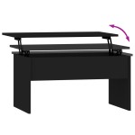 vidaXL Măsuță de cafea, negru, 80x50,5x41,5 cm, lemn prelucrat vidaXL Măsuță de cafea, negru, 80x50,5x41,5 cm, lemn prelucrat