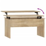 vidaXL Măsuță de cafea, stejar sonoma, 80x50,5x41,5 cm, lemn prelucrat vidaXL Măsuță de cafea, stejar sonoma, 80x50,5x41,5 cm, lemn prelucrat