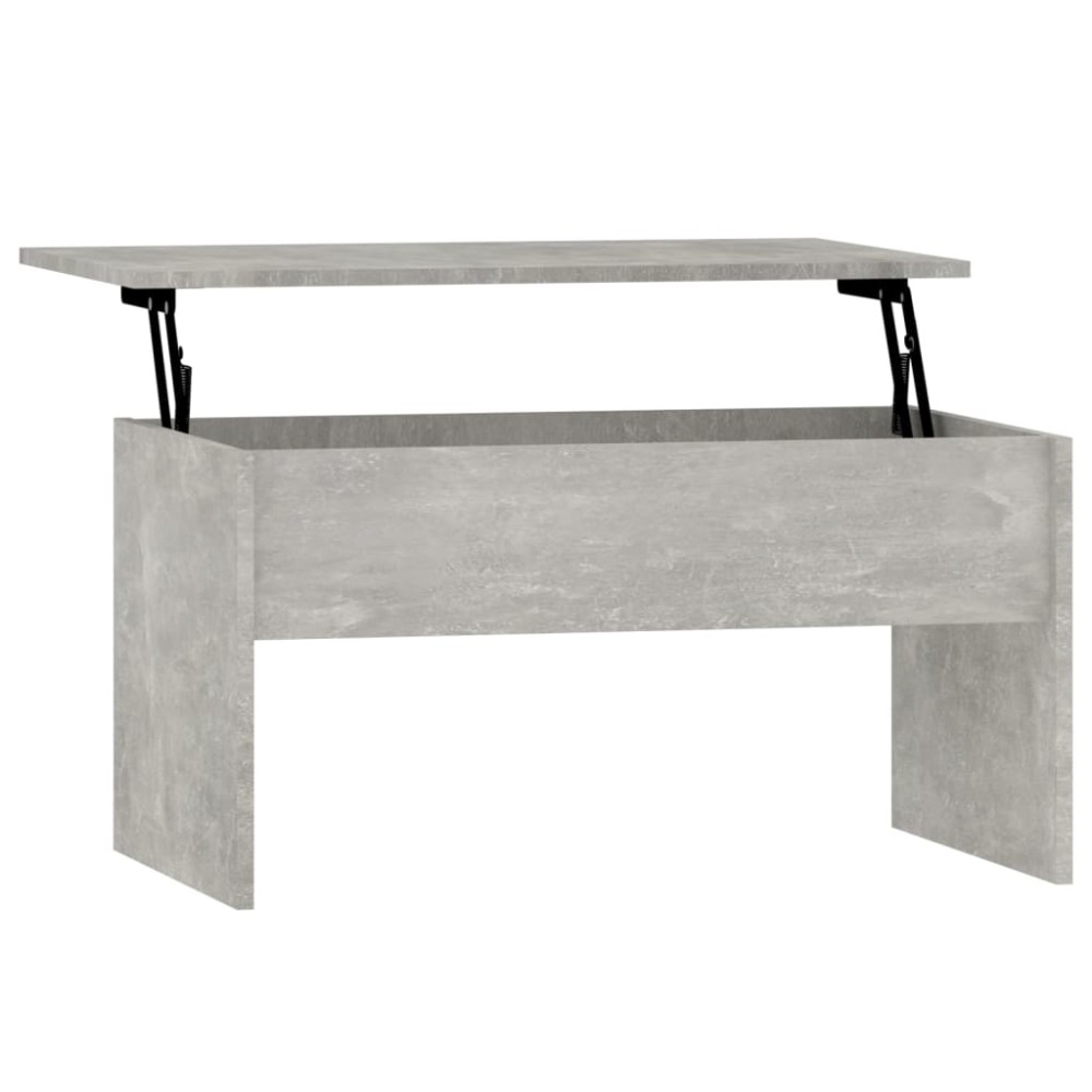 vidaXL Măsuță de cafea, gri beton, 80x50,5x41,5 cm, lemn prelucrat