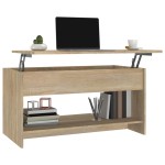 vidaXL Măsuță de cafea, stejar Sonoma, 102x50x52,5 cm, PAL vidaXL Măsuță de cafea, stejar Sonoma, 102x50x52,5 cm, PAL