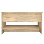 vidaXL Măsuță de cafea, stejar sonoma, 80x50x40 cm, lemn prelucrat vidaXL Măsuță de cafea, stejar sonoma, 80x50x40 cm, lemn prelucrat