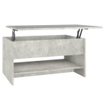 vidaXL Măsuță de cafea, gri beton, 80x50x40 cm, lemn compozit vidaXL Măsuță de cafea, gri beton, 80x50x40 cm, lemn compozit