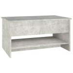 vidaXL Măsuță de cafea, gri beton, 80x50x40 cm, lemn compozit vidaXL Măsuță de cafea, gri beton, 80x50x40 cm, lemn compozit