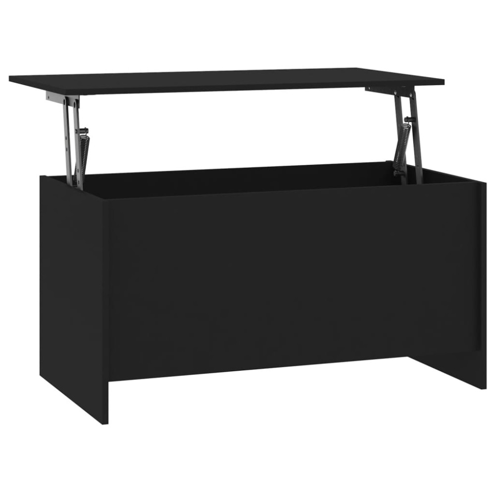 vidaXL Măsuță de cafea, negru, 102x55,5x52,5 cm, lemn prelucrat