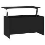 vidaXL Măsuță de cafea, negru, 102x55,5x52,5 cm, lemn prelucrat vidaXL Măsuță de cafea, negru, 102x55,5x52,5 cm, lemn prelucrat