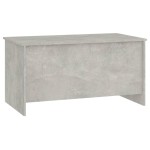 vidaXL Măsuță de cafea, gri beton, 102x55,5x52,5 cm, lemn prelucrat vidaXL Măsuță de cafea, gri beton, 102x55,5x52,5 cm, lemn prelucrat