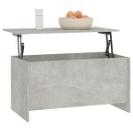 vidaXL Măsuță de cafea, gri beton, 102x55,5x52,5 cm, lemn prelucrat vidaXL Măsuță de cafea, gri beton, 102x55,5x52,5 cm, lemn prelucrat