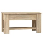 vidaXL Măsuță de cafea, stejar sonoma, 101x49x52 cm, lemn prelucrat vidaXL Măsuță de cafea, stejar sonoma, 101x49x52 cm, lemn prelucrat