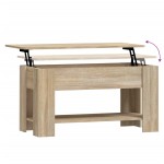 vidaXL Măsuță de cafea, stejar sonoma, 101x49x52 cm, lemn prelucrat vidaXL Măsuță de cafea, stejar sonoma, 101x49x52 cm, lemn prelucrat