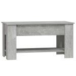 vidaXL Măsuță de cafea, gri beton, 101x49x52 cm, lemn prelucrat vidaXL Măsuță de cafea, gri beton, 101x49x52 cm, lemn prelucrat