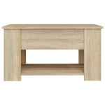 vidaXL Măsuță de cafea, stejar sonoma, 79x49x41 cm, lemn prelucrat vidaXL Măsuță de cafea, stejar sonoma, 79x49x41 cm, lemn prelucrat