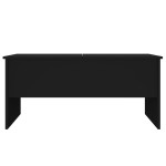 vidaXL Măsuță de cafea, negru, 102x50x46,5 cm, lemn prelucrat