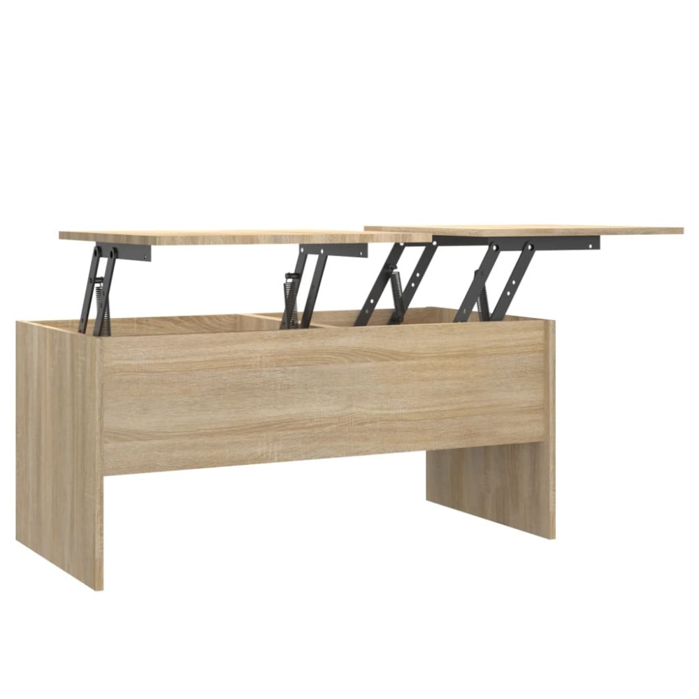 vidaXL Măsuță de cafea, stejar sonoma, 102x50,5x46,5cm, lemn prelucrat