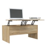 vidaXL Măsuță de cafea, stejar sonoma, 102x50,5x46,5cm, lemn prelucrat vidaXL Măsuță de cafea, stejar sonoma, 102x50,5x46,5cm, lemn prelucrat