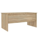 vidaXL Măsuță de cafea, stejar sonoma, 102x50,5x46,5cm, lemn prelucrat vidaXL Măsuță de cafea, stejar sonoma, 102x50,5x46,5cm, lemn prelucrat