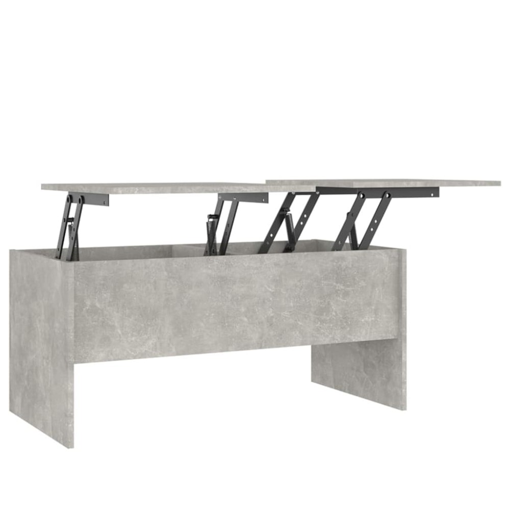 vidaXL Măsuță de cafea, gri beton, 102x50,5x46,5 cm, lemn prelucrat