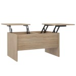 vidaXL Măsuță de cafea, stejar sonoma, 80x50x42,5 cm, lemn prelucrat vidaXL Măsuță de cafea, stejar sonoma, 80x50x42,5 cm, lemn prelucrat