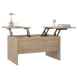vidaXL Măsuță de cafea, stejar sonoma, 80x50x42,5 cm, lemn prelucrat vidaXL Măsuță de cafea, stejar sonoma, 80x50x42,5 cm, lemn prelucrat