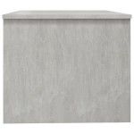 vidaXL Măsuță de cafea, gri beton, 80x50x42,5 cm, lemn prelucrat